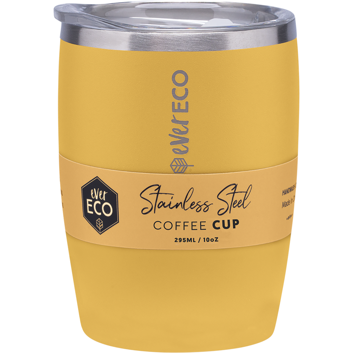 Ever-Eco-Stainless-Steel-Coffee-Cup-295ml-Marigold