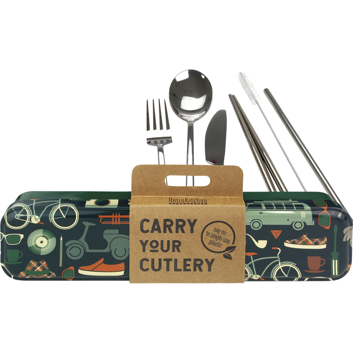 Retro-Kitchen-Stainless-Steel-Cutlery-Set-Retro-Man